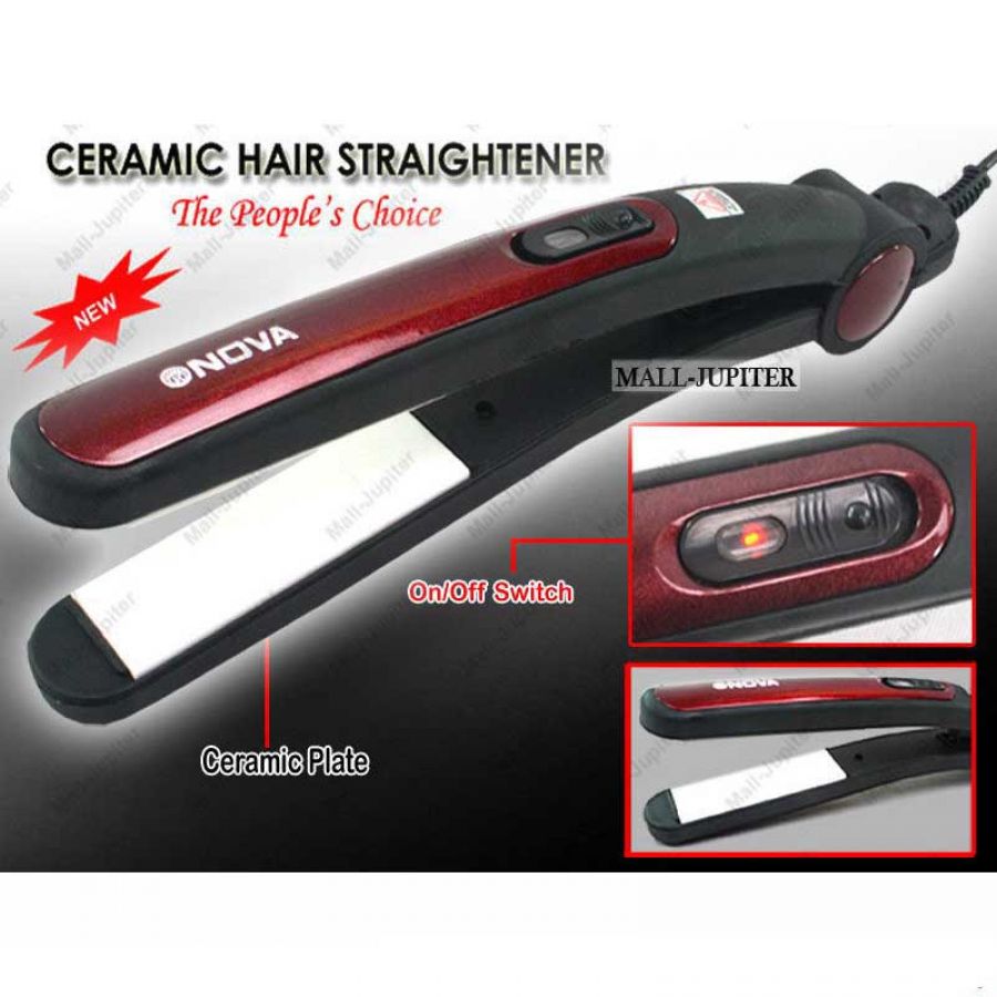 Nova Ceramic Hair Straightener NHC-685CRM